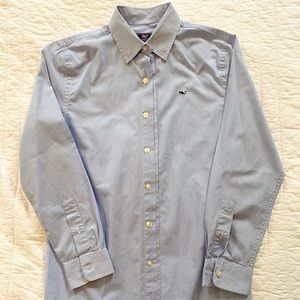Vineyard vines blue stripe oxford size 12M